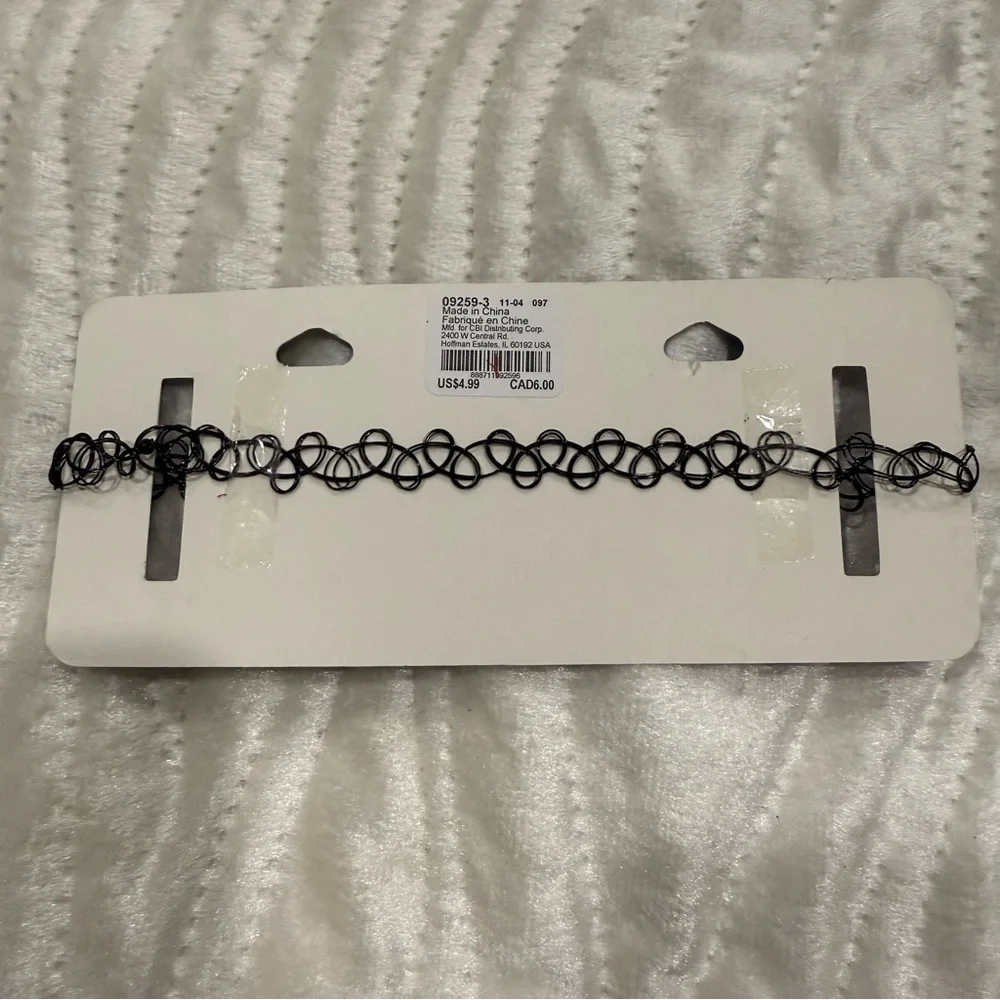 10 for $10 Claire's Black Choker Necklace
